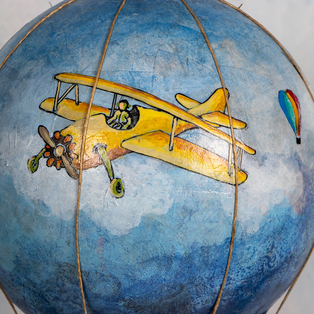 YELLOW PLANE AND ANGEL